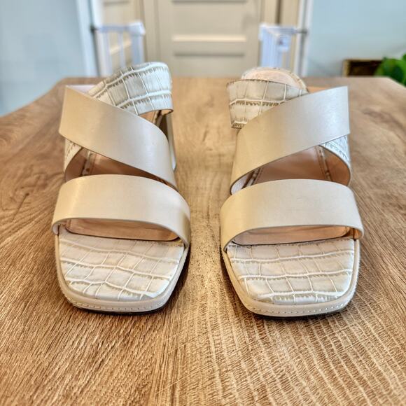 Vince Camuto | Saygan Noli Taupe Leather Sandal | Women’s Size 9.5 - Picture 2 of 12
